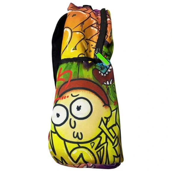 Sprayground Backpack Limited Edition Rick & Morty Genius AOP - Picture 2 of 14